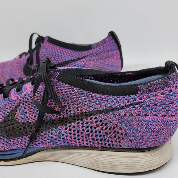 Nike Flyknit Racer 526628-400 Mens Multicolor Running Shoes Size US 15 EUR 49.5 - Picture 14 of 16